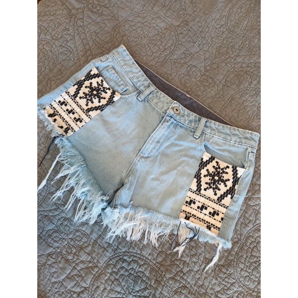 Paige Denim Cut Off Shorts 28